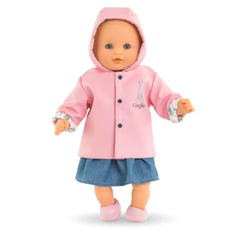 Dressing Robe Week End à Paris & Chaussons pour poupon 30 cm