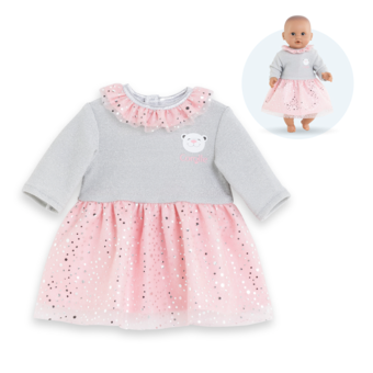 Robe Soir de Fête pour poupon 30 cm