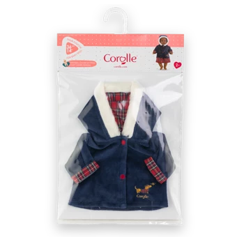 Manteau Corolle en Fêtes pour poupon 36 cm emballé