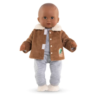 Veste Velours Petit Explorateur  pour poupon 30 cm