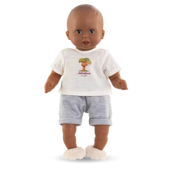 T-Shirt & Short Petit Explorateur pour poupon 30 cm