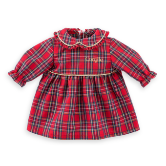 Robe Corolle en Fêtes pour poupon 36 cm