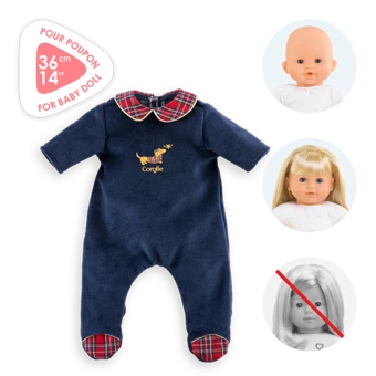 Pyjama Corolle en Fêtes avec caractéristiques