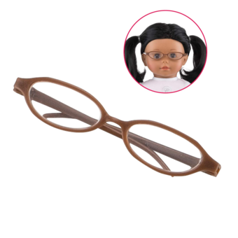Lunettes de vue marron pour poupée ma Corolle