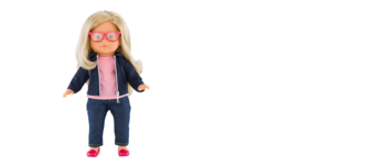 Lunettes de vue cerise pour poupée ma Corolle
