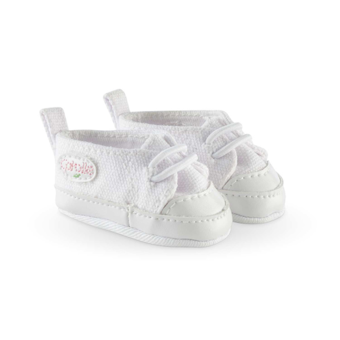 Baskets Blanches pour poupon 36 cm