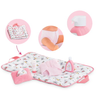 Coffret Accessoires à Langer pour poupon 36 à 42 cm