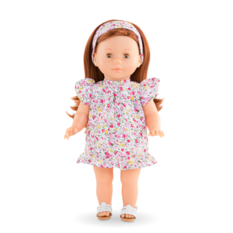 Robe Fleurie et Bandeau pour poupée ma Corolle