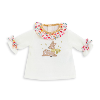 Robe Hiver en Fleurs pour poupée ma Corolle