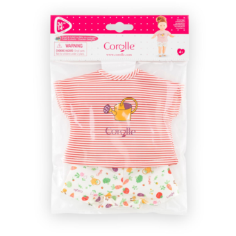 Short et T-Shirt La Fête du Potager pour poupée ma Corolle
