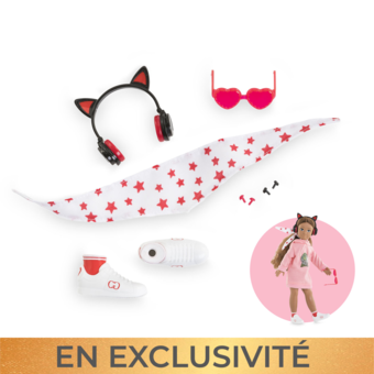 Ensemble Accessoires Musique et Mode pour poupée Corolle Girls