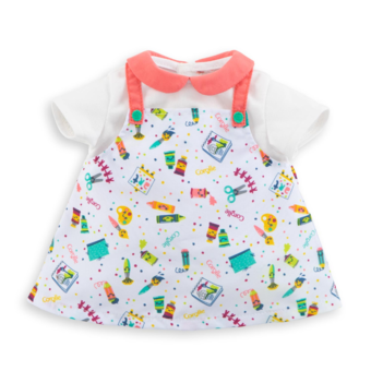 Robe Petit Artiste pour poupon 30 cm