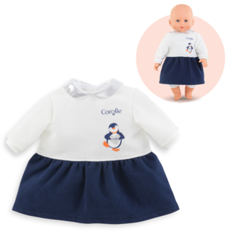 Robe Nuit Etoilée pour poupon 42 cm