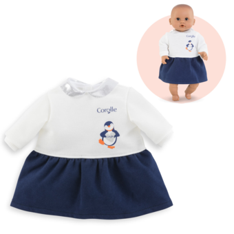 Robe Nuit Etoilée pour poupon 30 cm