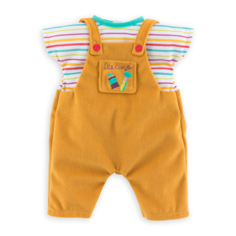 T-Shirt+Salopette Petit Artiste pour poupon 36 cm