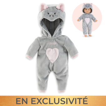 Combinaison Pyjama Chat pour poupée ma Corolle