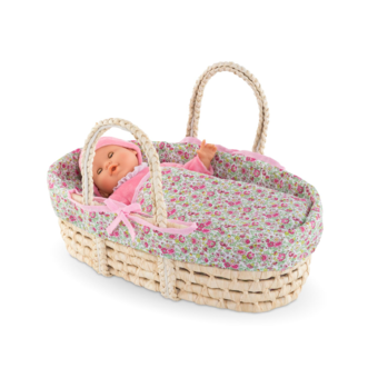 Porte-bébé pour poupon de 36cm motif fleurs - Je grandis (2 ans +)