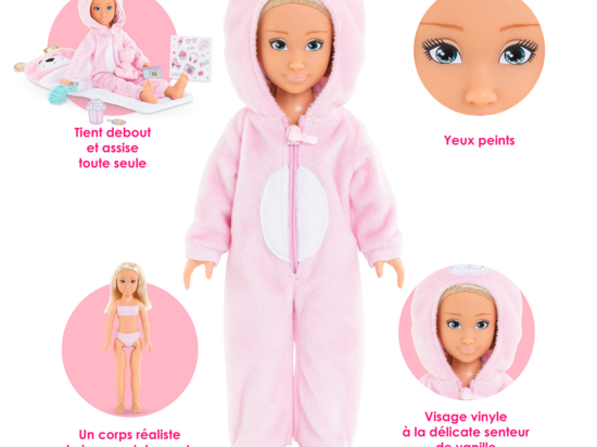 Coffret Poupee Corolle Girls Valentine Pyjama Party Corolle