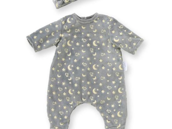 Pyjama Brille dans la Nuit & Bandeau pour poupon 30 cm