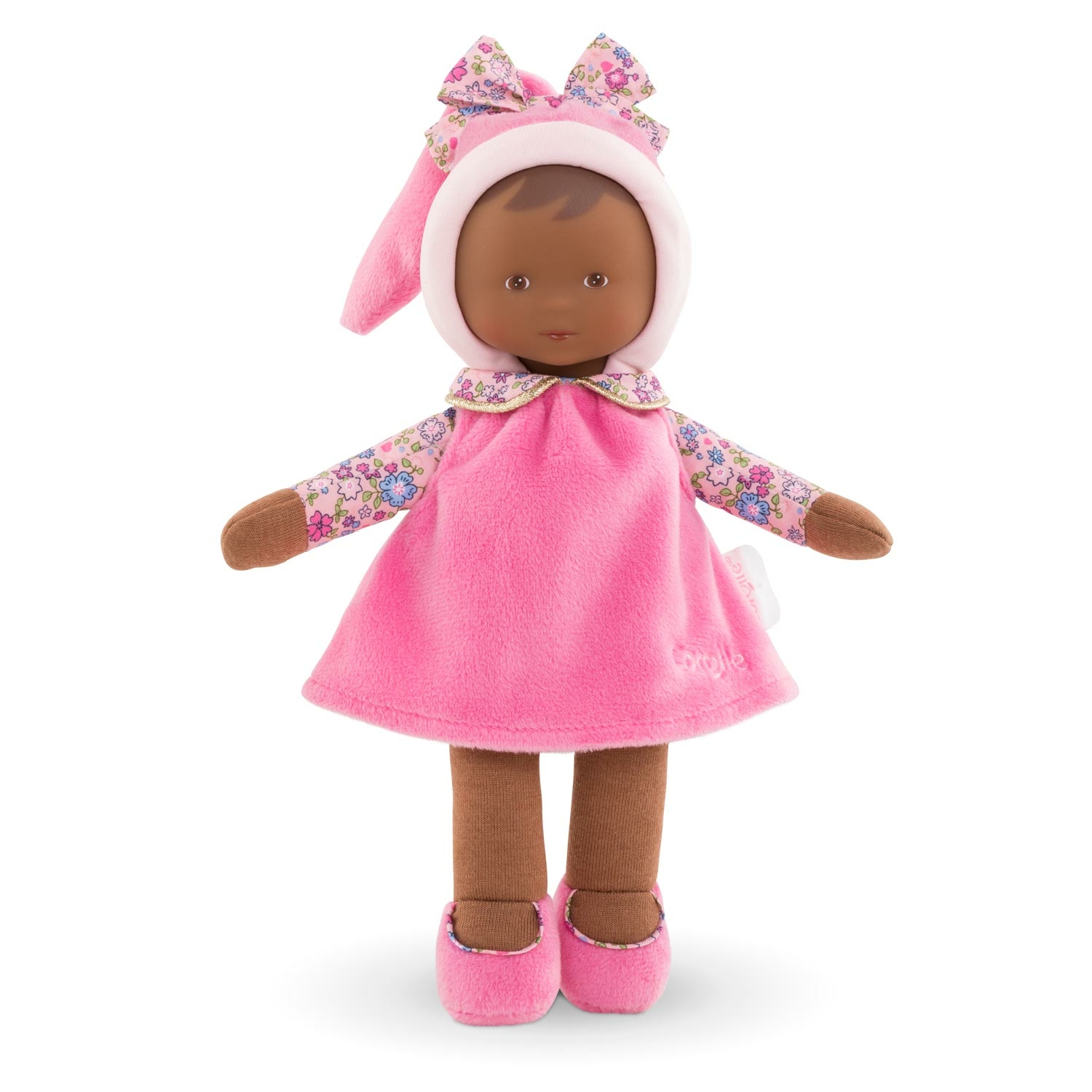 Doudou rose Corolle® : Doudou poupée rose Miss Florale Pays des Rêves