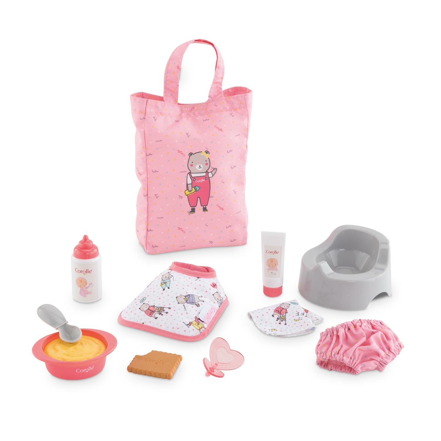 Coffret bébé 20 cm avec accessoires