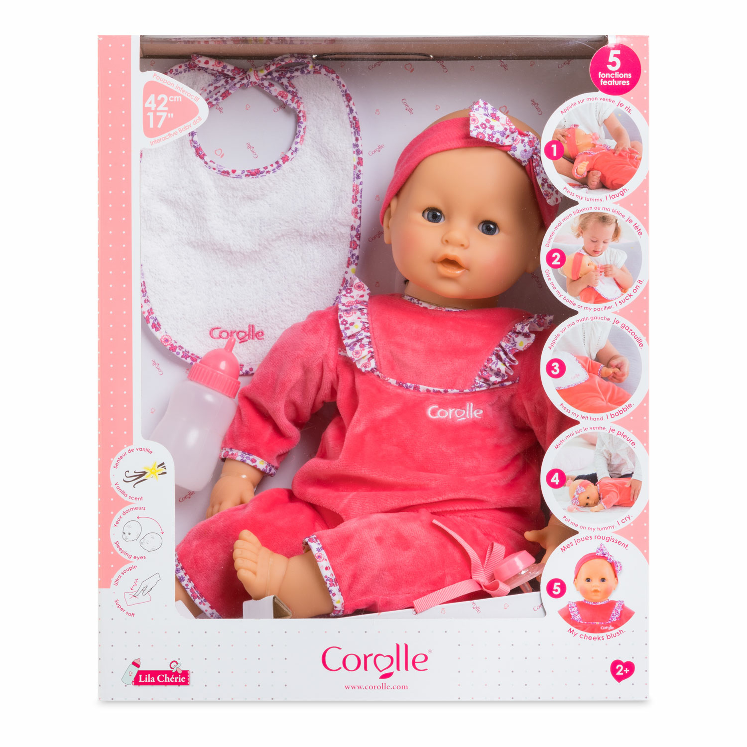Poup e qui pleure avec t tine Corolle Poupon interactif Lila