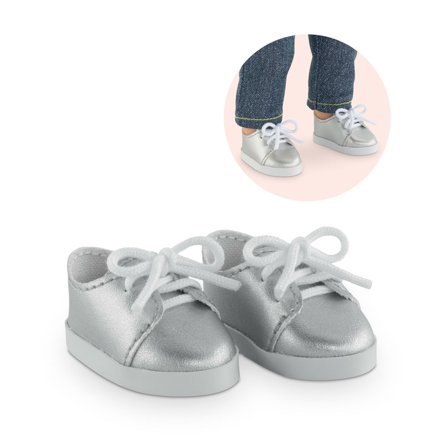 Chaussures poup es Corolle Chaussures Argent es pour poup e ma