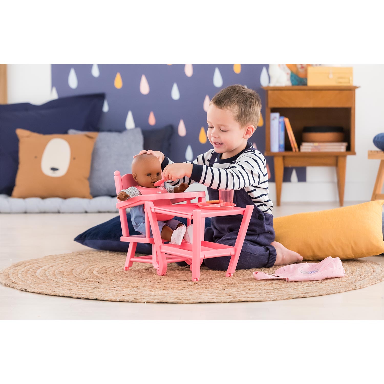 Chaise haute bebe corolle hotsell