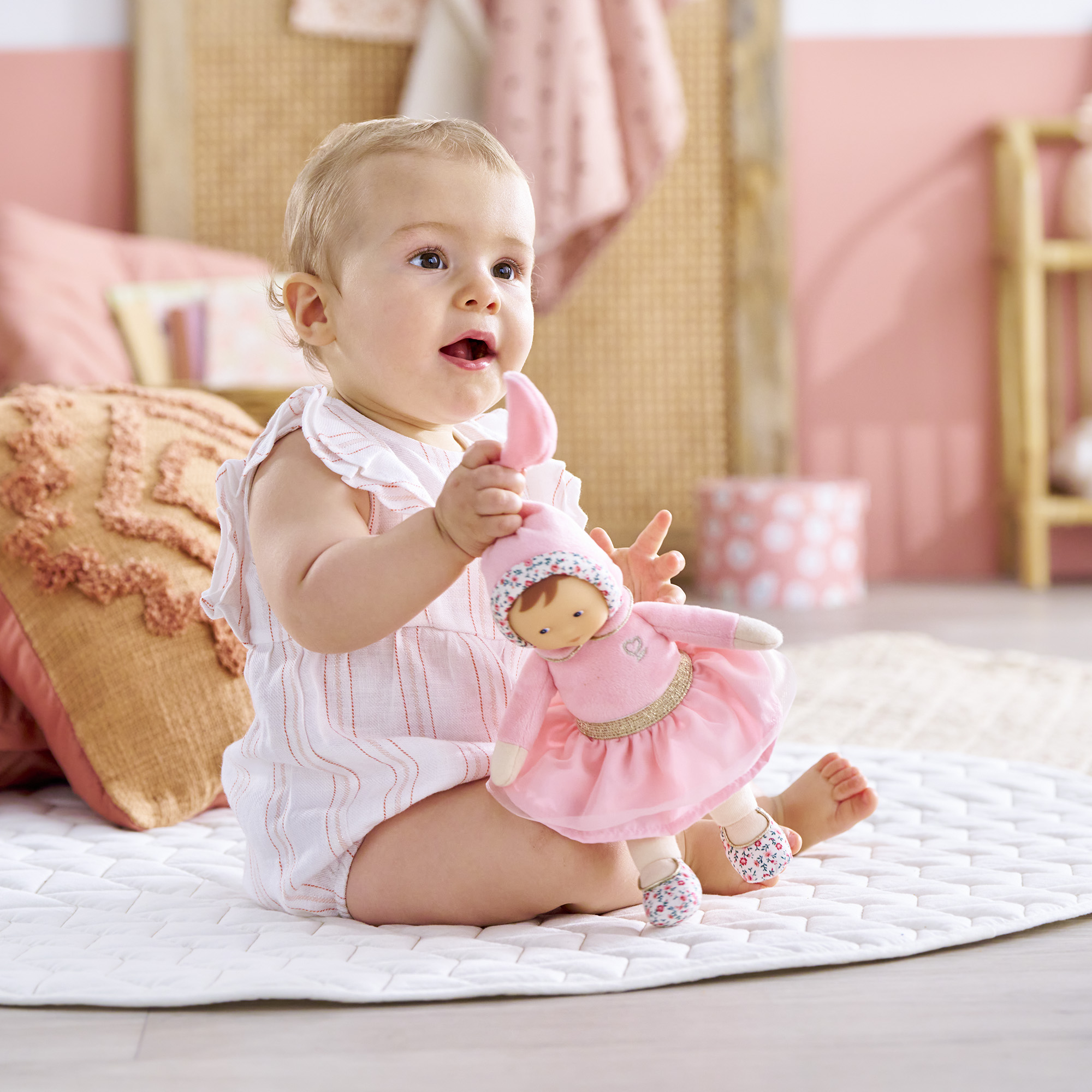 Doudou Miss Ballerine Rose Grenadine