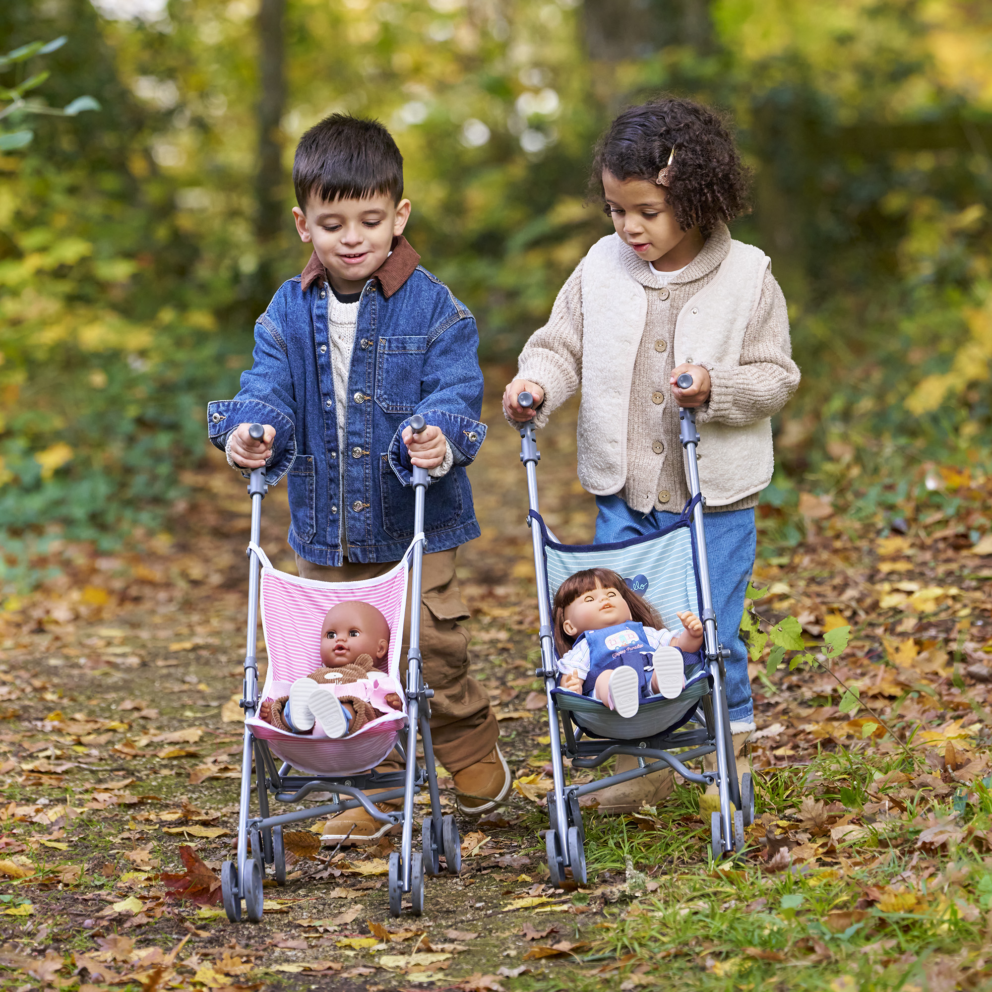 Poussette Canne Sauge pour se balader avec son grand poupon