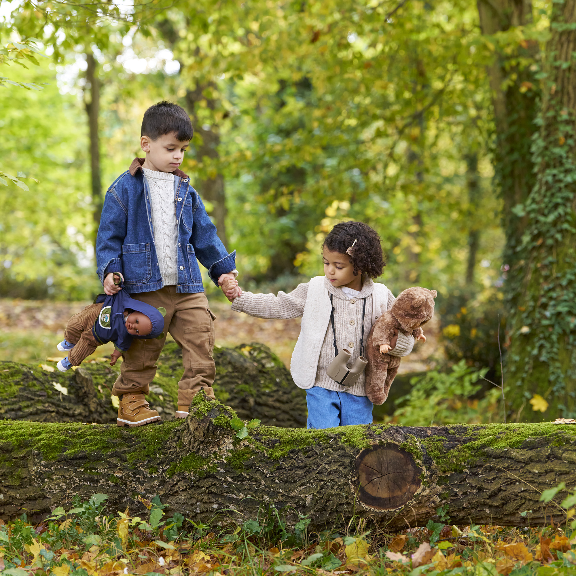 Pilote Ours Brun pour poupon 42 cm