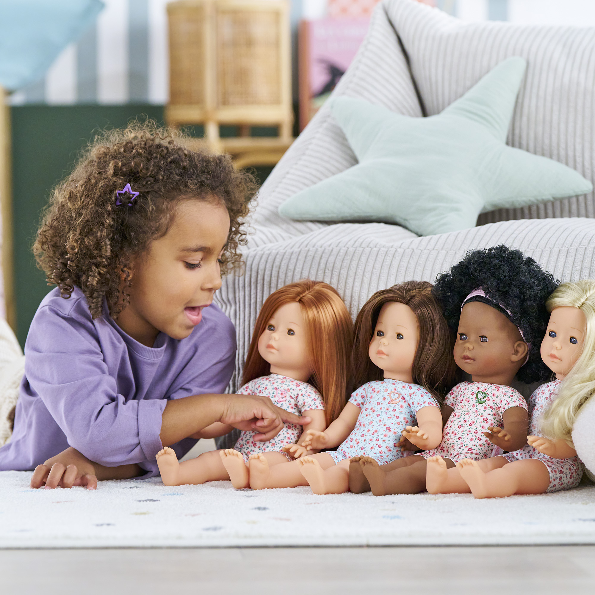 Poupée ma Corolle Prune - Fleurs