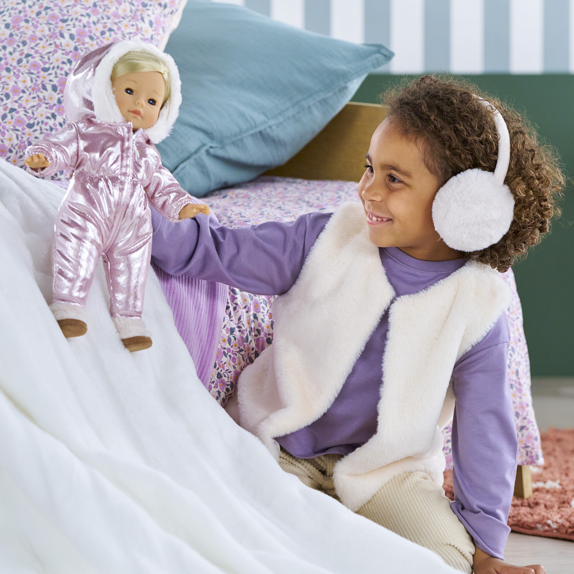 Combinaison Rose  pour poupée ma Corolle