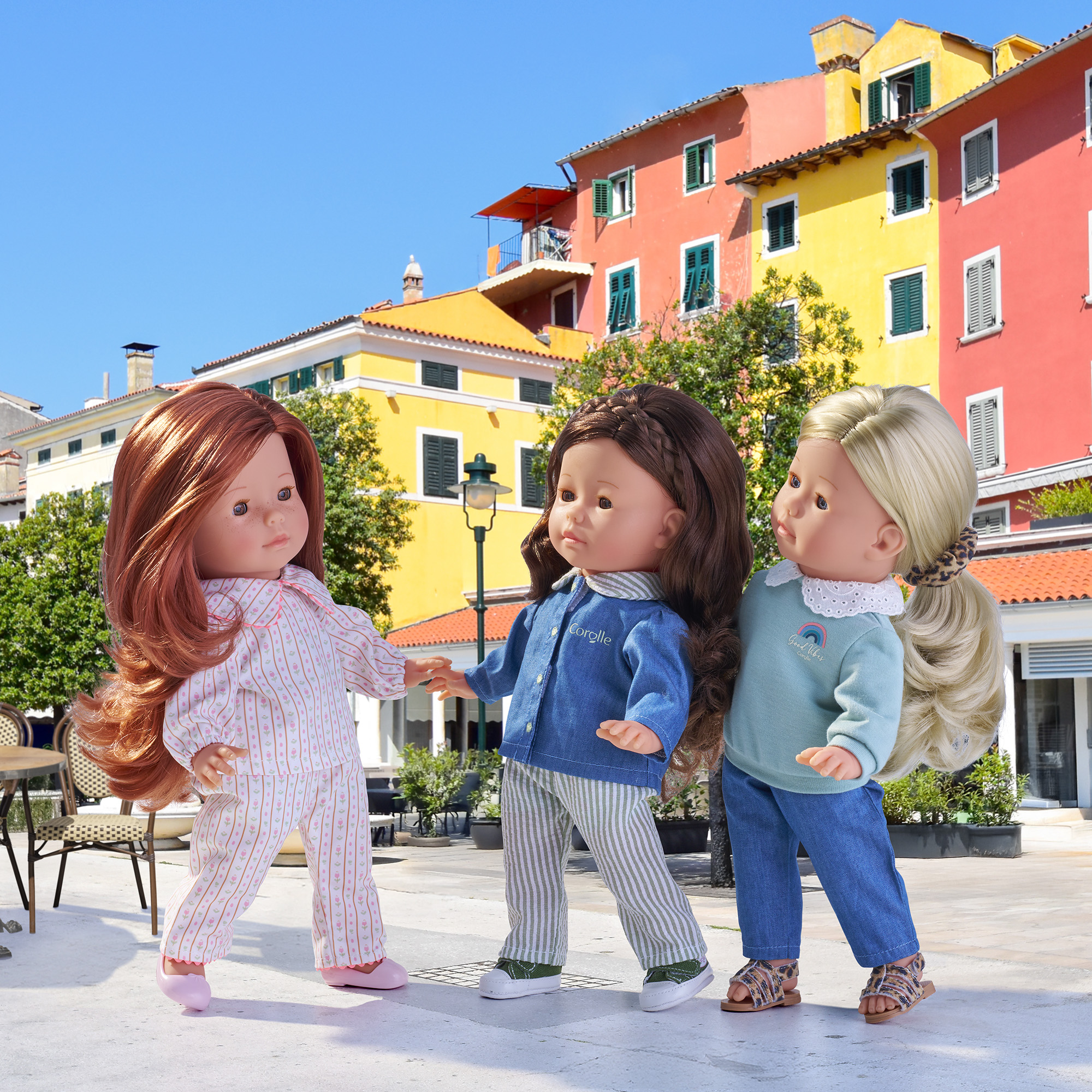 Pantalon Large Tulipes pour poupée ma Corolle